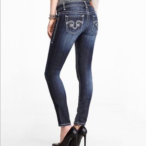 Rerock for Express skinny jeans sz 2 short